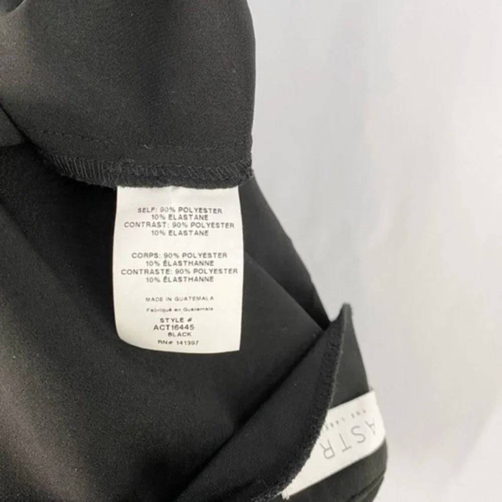 Astr The Label Isolde One Shoulder Bodysuit Black - Picture 5 of 9